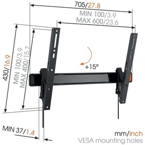 Кронштейн наклонный Vogels WALL 3315