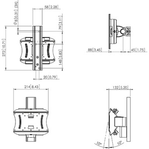 Кронштейн наклонный Vogels PFW 3220