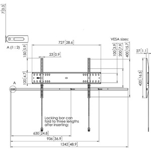 Кронштейн фиксированный Vogels PFW 4700