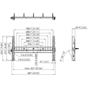 Кронштейн наклонный Vogels PFW 5010