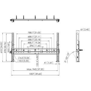 Кронштейн наклонный Vogels PFW 5510