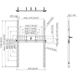 Кронштейн фиксированный Vogels PFW 5515