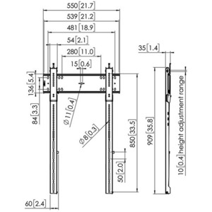 Кронштейн фиксированный Vogels PFW 6815