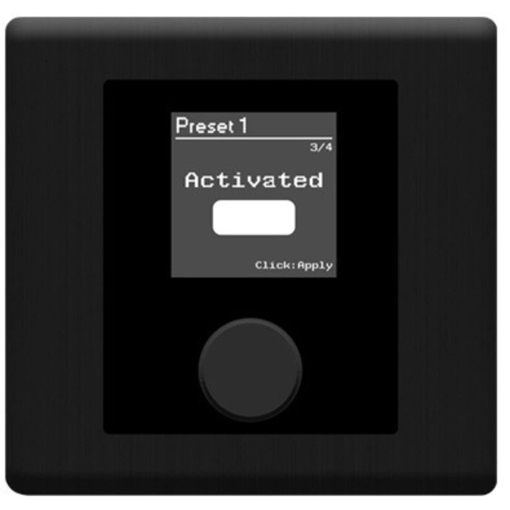 Встраиваемый настенный контроллер Xilica XWP-Control-EU-BLK
