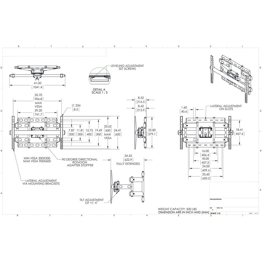 Кронштейн наклонно-поворотный Vogels PFW 6855