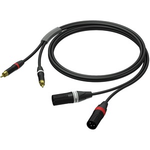 Кабель аудио 2xRCA - 2xXLR Procab PRA701/3 3.0m