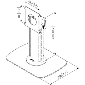 Напольный кронштейн Vogels PTA 3005B