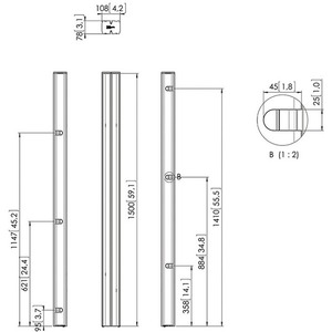 Аксессуар для кронштейна Vogels PUC 2715 Silver