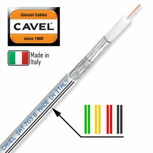 Антенный кабель в нарезку Cavel SAT 703 B