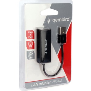 Переходник USB - Ethernet Gembird NIC-U2