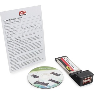 Контроллер Expresscard-eSATAII AgeStar as-eces2-s