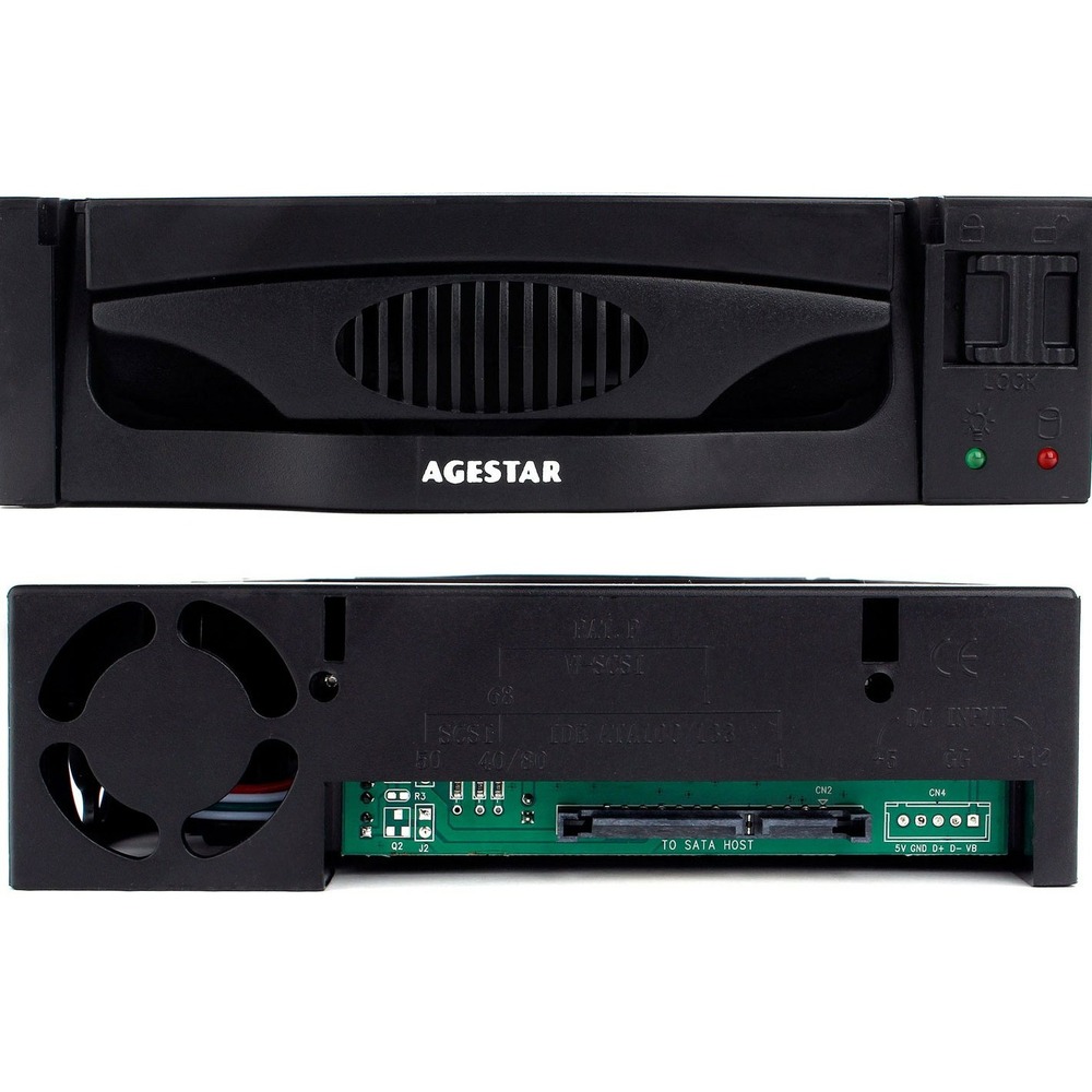 Внешний корпус AgeStar SR3P-S-1F (BLACK)