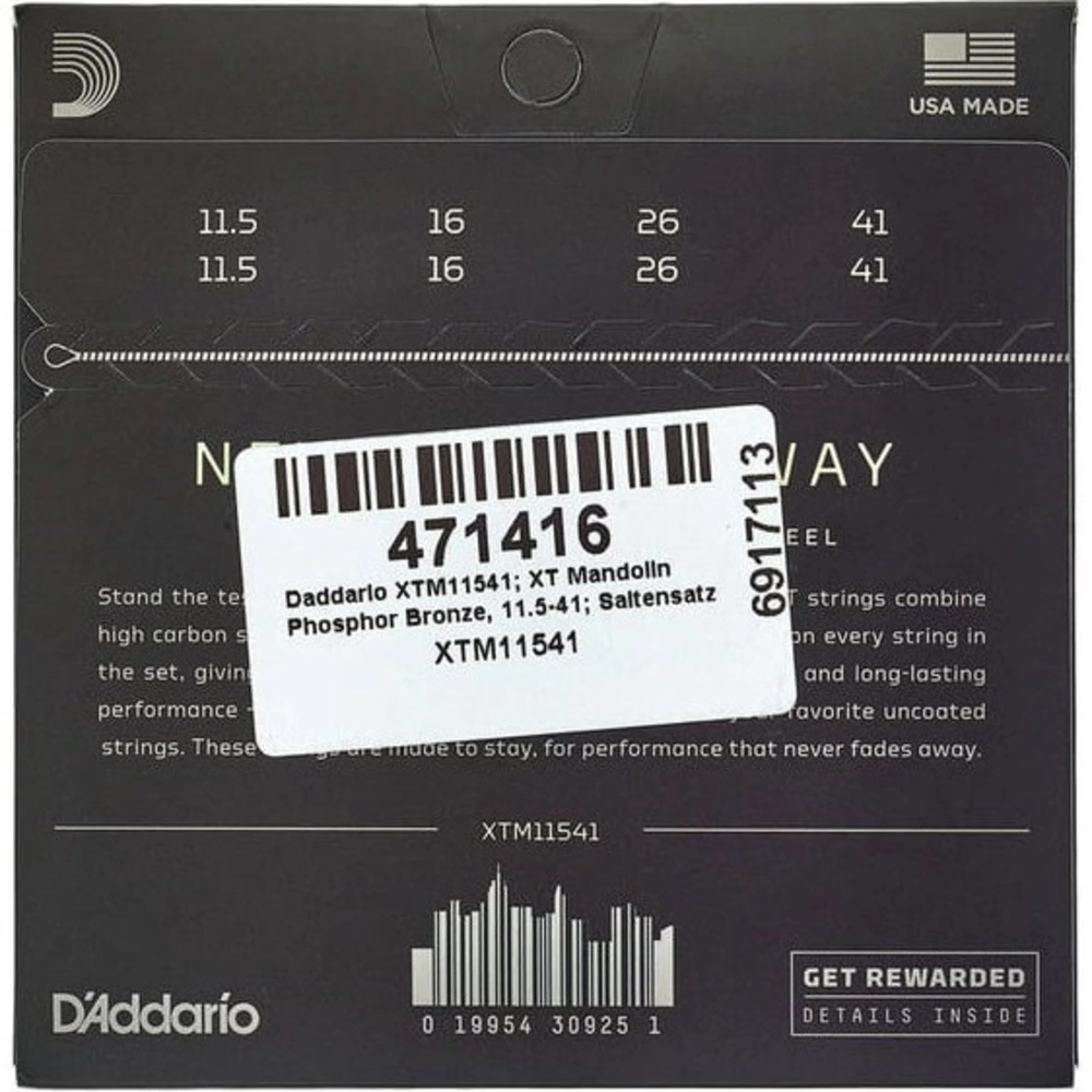 Струны для мандолины DAddario XTM11541