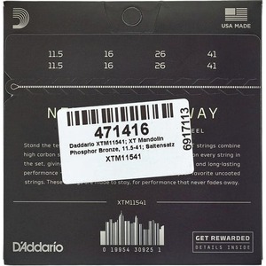 Струны для мандолины DAddario XTM11541