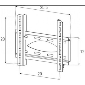 Кронштейн фиксированный Sonorous SUREFIX 220
