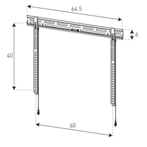 Кронштейн фиксированный Sonorous SUREFIX 421