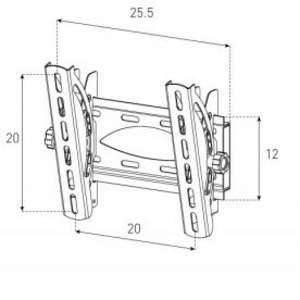 Кронштейн наклонный Sonorous SUREFIX 320