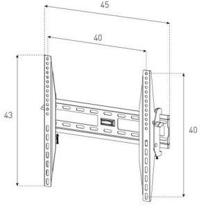 Кронштейн наклонный Sonorous SUREFIX 332