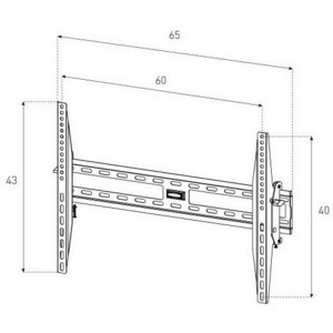 Кронштейн наклонный Sonorous SUREFIX 337
