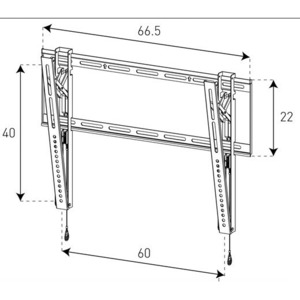 Кронштейн наклонный Sonorous SUREFIX 431