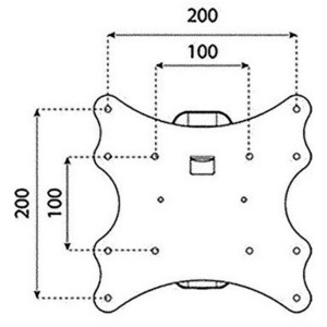 Кронштейн наклонно-поворотный Sonorous SUREFIX 515