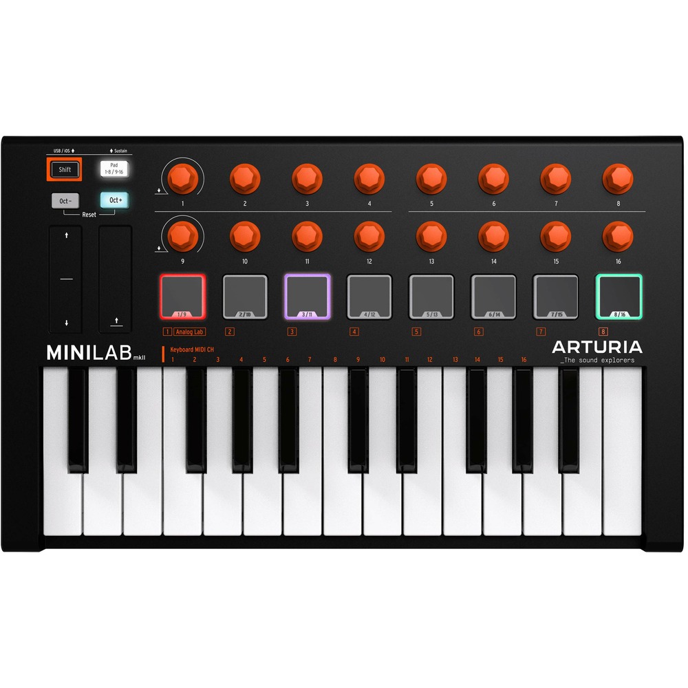 Миди клавиатура Arturia Minilab mkII Orange