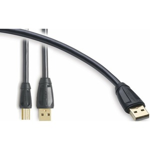 Кабель USB 2.0 Тип A - B QED (QE6903) Performance USB (A-B) Graphite 3.0m