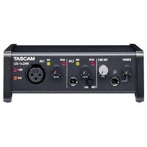 Внешняя звуковая карта с USB TASCAM US-1x2HR