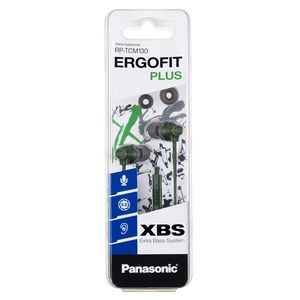 Наушники внутриканальные классические Panasonic RP-TCM130GEG