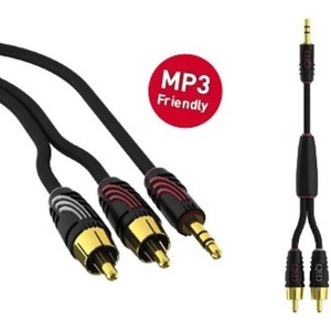 Кабель аудио 1xMini Jack - 2xRCA QED (QE5096) Profile J2P 5.0m
