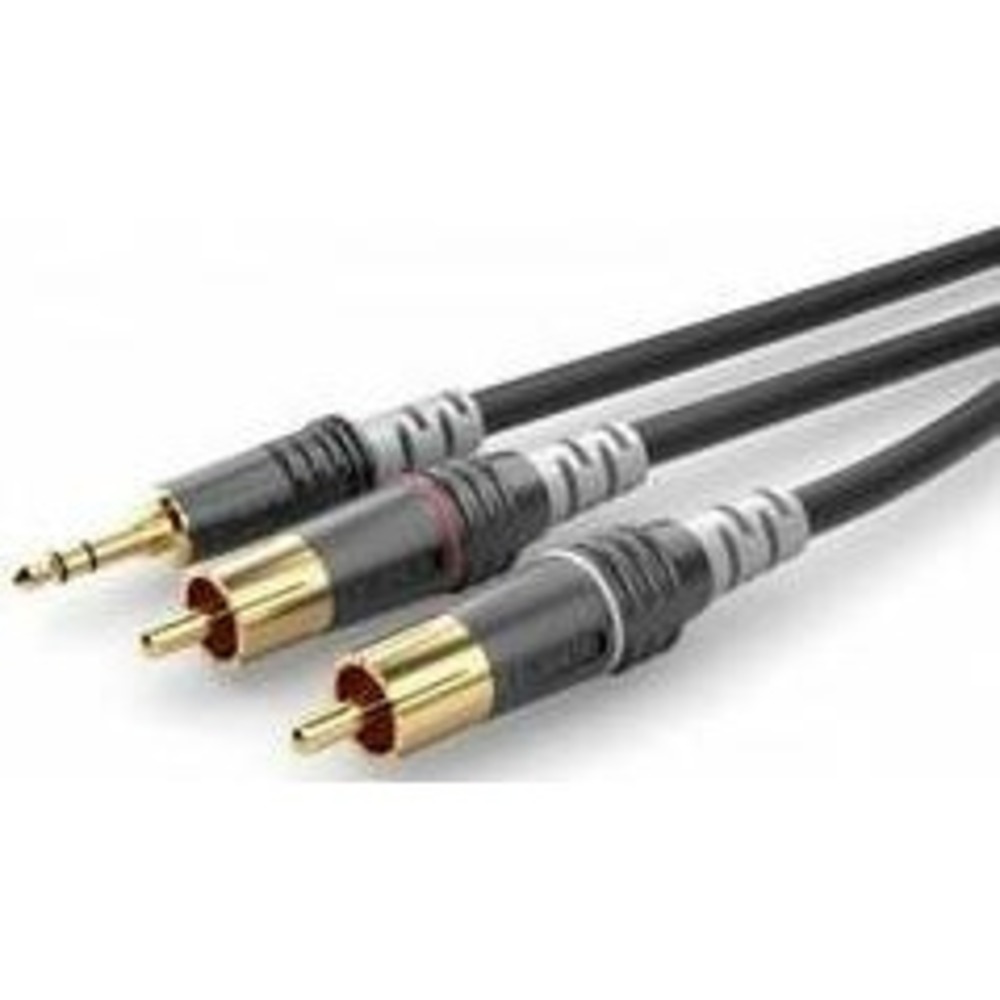 Кабель аудио 1xMini Jack - 2xRCA Sommer Cable HBA-3SC2-0600 6.0m