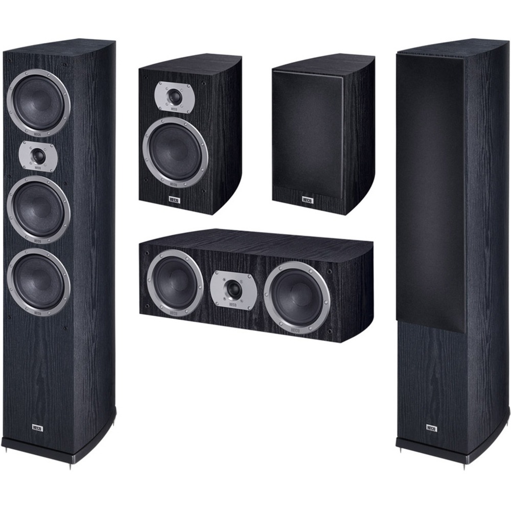 Комплект акустических систем HECO Victa Prime Set 702/302/102 Black