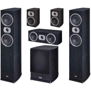 Комплект акустических систем HECO Victa Prime Set 502/202/102/252A Black