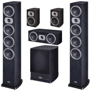 Комплект акустических систем HECO Victa Prime Set 602/202/102/252A Black