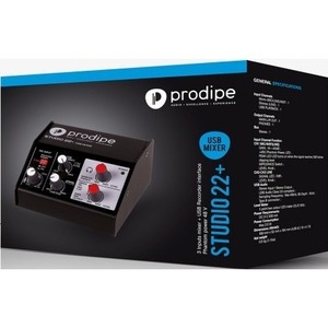 Внешняя звуковая карта с USB Prodipe STUDIO22+