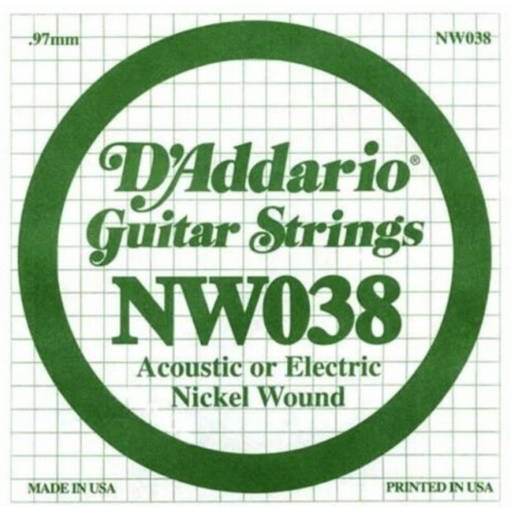 Струны для электрогитары DAddario NW038