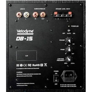 Сабвуфер закрытого типа Velodyne DB-15 black