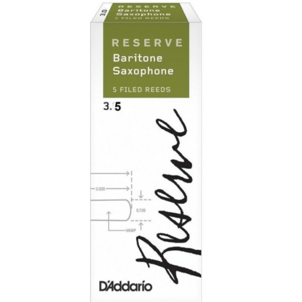 Трости для саксофона баритон DAddario DLR0535 Reserve