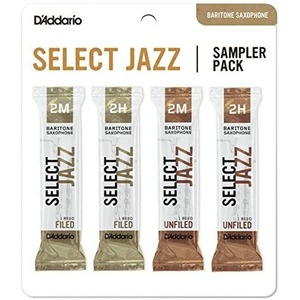 Набор тростей для саксофона баритон DAddario DSJ-L2M Select Jazz