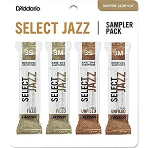 Набор тростей для саксофона баритон DAddario DSJ-L3S Select Jazz