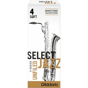 Трости для саксофона баритон DAddario RRS05BSX4S Select Jazz Unfiled