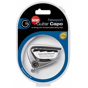 Каподастр для гитары G7TH Newport 12St Silver