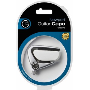 Каподастр для гитары G7TH Newport Partial 5 String Silver