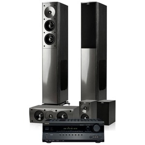 Комплект акустических систем Jamo S 606 HCS3 + Onkyo NR515 Dark Apple