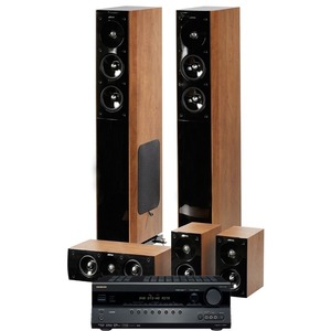 Комплект акустических систем Jamo S 606 HCS3 + Onkyo NR515 Black