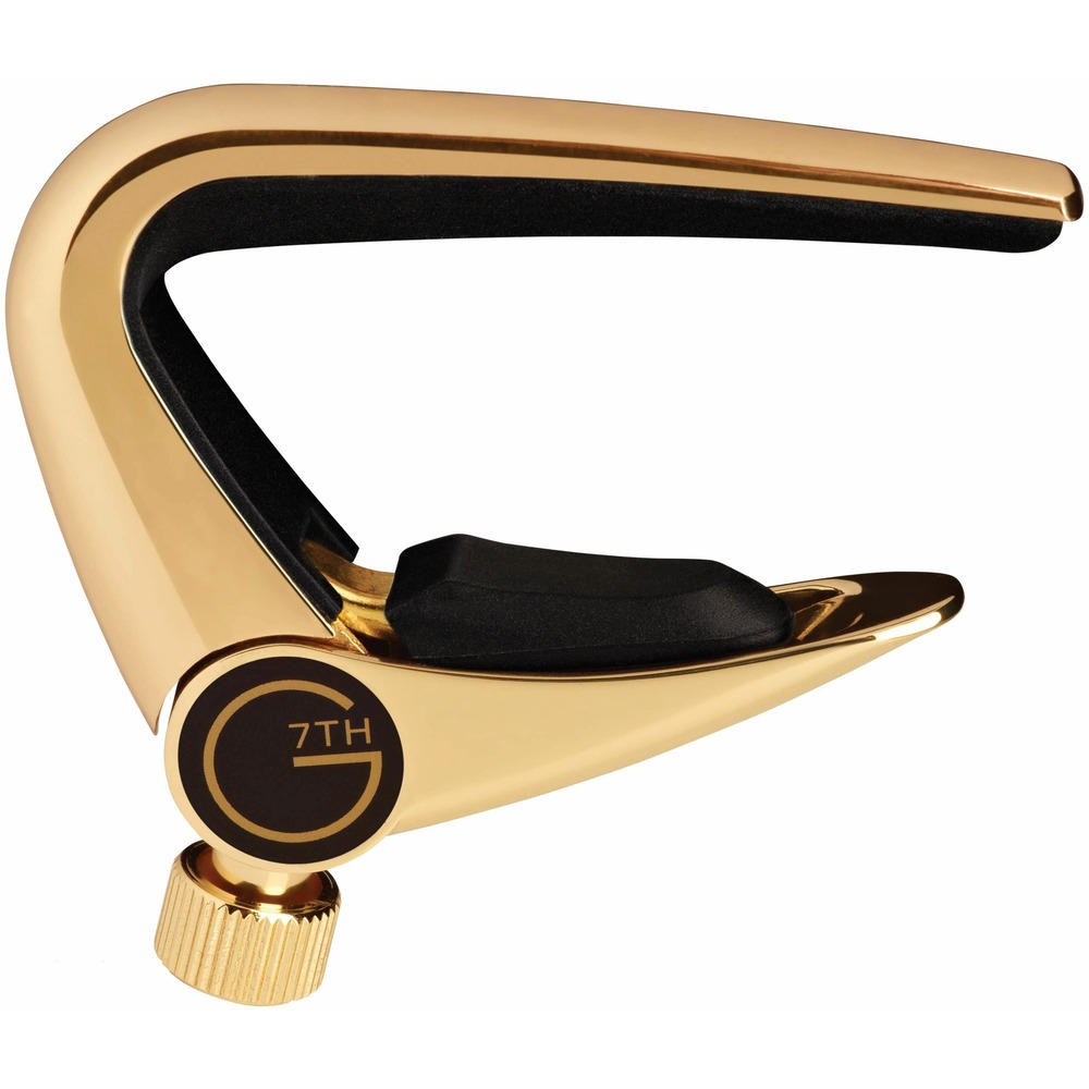 Каподастр для гитары G7TH Newport 6st Gold Plate