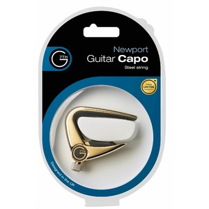 Каподастр для гитары G7TH Newport 6st Gold Plate