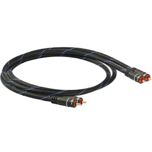 Кабель аудио 2xRCA - 2xRCA GoldKabel BLACK CONNECT Cinch MkII 1.0m