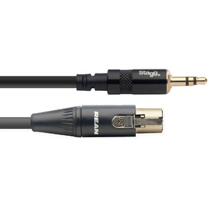 Кабель аудио 1xMini Jack - 1xMini XLR Stagg NAC1.5MPSMX4FR 1.5m