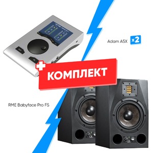 Комплект оборудования для звукозаписи RME Babyface Pro FS + Adam A5X (2шт)